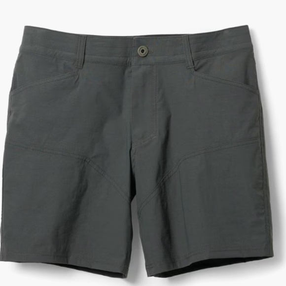Kuhl RENEGADE SHORTS Size 36 Charcoal Grey 10" inseam - Picture 1 of 9
